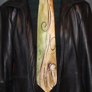 J. Garcia "Duckworm Alarm" Limited Edition Collection Forty-two Silk Printed TIE